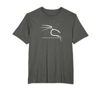 Backtrack Kali Linux design with Dragon and Tagline Maglietta