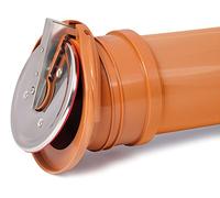 Backwater attivante di plastica 200mm di drenaggio dell'estremità della valvola della falda di controllo di plastica del PVC