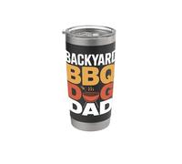 Backyard BBQ Cane Papà Bicchiere termico in acciaio inox doppia parete