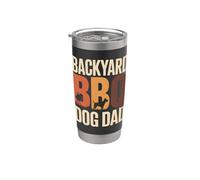 Backyard BBQ Cane Papà Bicchiere termico in acciaio inox doppia parete