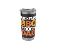 Backyard BBQ Cane Papà Bicchiere termico in acciaio inox doppia parete