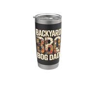 Backyard BBQ Cane Papà Bicchiere termico in acciaio inox doppia parete