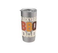 Backyard BBQ Cane Papà Bicchiere termico in acciaio inox doppia parete