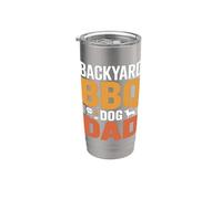 Backyard BBQ Cane Papà Bicchiere termico in acciaio inox doppia parete