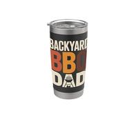 Backyard BBQ Cane Papà Bicchiere termico in acciaio inox doppia parete