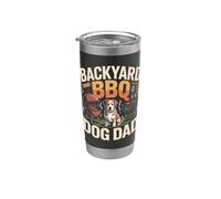 Backyard BBQ Cane Papà Bicchiere termico in acciaio inox doppia parete