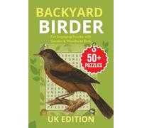 Backyard Birder Word Search Puzzle Book (UK Edition): Relaxing word search puzzles easy to to read about Britain’s Favorite Birds, birdwatching, ... 50+ gift for camping, holidays and adventure