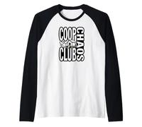 Backyard Chicken Coop Chaos Club Homesteading Maglia con Maniche Raglan