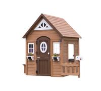 Backyard Discovery Aspen Casetta per bambini in legno | Casetta Bambini Giardino, Casetta Giardino Bambini | Casetta Giocattolo da Giardino con cucina in ccessori - 130 x 200 x 170 cm - 2 /10 anni