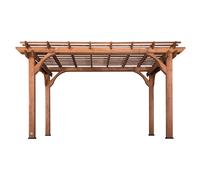 Backyard Discovery Pergola in Legno 305 x 426 cm | Gazebo da Terrazza Autoportante per il Piardino | Pergola da esterno / Resistente alle intemperie