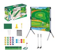 Backyard Golf Game, Outdoor Training Aid Set with Balls, Tees, Putting Mat, Sturdy Portable Practice Kit for Adults Kids, Indoor, Lawn, Patio, and Yard Use