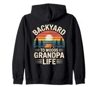 Backyard To Woods Nonno Vita Felpa con Cappuccio