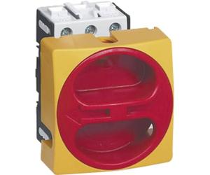 BACO 0172001 - Interruttore di separazione del carico, 25 A, 1 x 90°, giallo, rosso, 1 pezzo