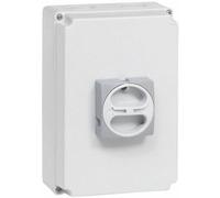 Baco 174161 - Interruttore di separazione, richiudibile, 32 A, 1 x 90°, grigio, 1 pezzo