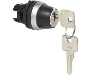 BACO 223961 L21ND00 Interruttore a chiave Anello frontale in plastica, cromato