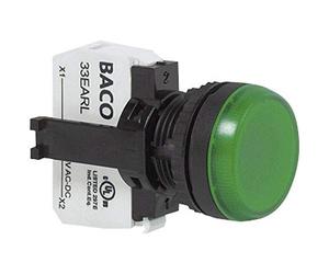 BACO L20SE20L Indicatore luminoso con elemento LED verde 24 V/DC, 24 V/AC 1 pz