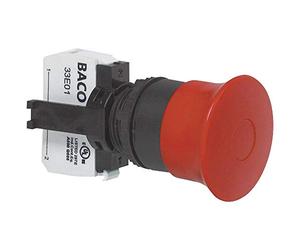 BACO L22DD01A Arresto durgence per spacchi in plastica, nero IP69K 1 pc(i)