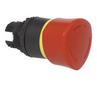 BACO L22ER01 pulsante di arresto di emergenza Anello frontale in plastica, nero