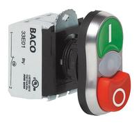 BACO L61QK21H 230V Interruttore A Pulsante Proiettante A Doppio Tocco