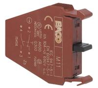 Baco lm11 elemento di contatto 1 nc na momentaneo 600 v pz