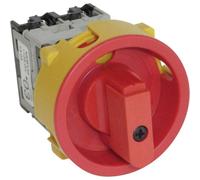 BACO NS4EV48 Sezionatore con la barra di chiusura 20 A 400 V 1 x 90 ° Rosso,