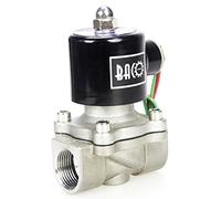BACOENG AC 220V 3/4" Elettrico elettrovalvola Acciaio Inossidabile Solenoid Valve per Acqua Aria Olio NC