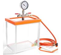 BACOENG Camera a Vuoto da 7,6 Litri, kit camera di degassificazione acrilica per resina, silicone ed epossidici