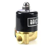 BACOENG DC 24V 1/4" Elettrico elettrovalvola Ottone Solenoid Valve per Acqua Aria Olio NC