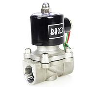 BACOENG DC 24V 3/4" Elettrico elettrovalvola Acciaio Inossidabile Solenoid Valve per Acqua Aria Olio NC