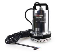 BACOENG Pompa Sommersa a Energia Solare, Pompa ad Immersione DC 12V Nero