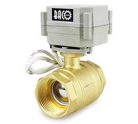 BACOENG Valvola Motorizzata AC9-24V 2 Vie 1 1/4" DN32 Ottone Elettrica Valvola a Sfera Motorizzata Elettrovalvola NC
