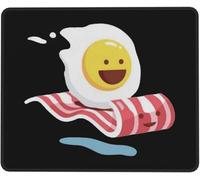 Bacon And Eggs Tappetino Scrivania Morbido Mouse Pad Piccolo Tappetino per Mouse per Computer Ufficio Gaming 25X30Cm