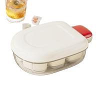 Bacon Baby Diversification - Glacons Tank con copertura per bambini | Vassoio di glacon silicone | Glacon stampo | e contenitore compatti per frigorifero, cucina, caffè, bevande e whisky