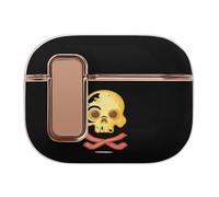 Bacon & Eggs Skull & Crossbones Custodia protettiva compatibile con Airpods Pro 2 Earbud Cases