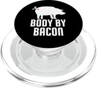 Bacon Fueled Pride, Funny Pig BBQ Humor, Keto, Low Carb Life PopSockets PopGrip per MagSafe