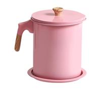 Bacon Grease Container with Strainer | Stainless Steel Strainer Bacon Greas