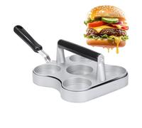 Bacon Meat Burger Smasher Tool | Burger Press | Heavy-Duty Non Stick Flat Bottom Hamburger Smasher 5-Grid For Kitchen Cookouts Tailgates Outdoor Home
