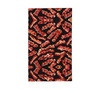 Bacon Pattern Print Outdoor Decorative Flag Display All Seasons Single Sided Pattern Yard Portico Patio