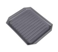 Bacon Plate Microonde - Griglia portatile per riscaldare e servire, facile da pulire, padella sicura, design antiaderente compatto, vassoio multiuso da cucina, ideale per carne di riso, pancetta, 27 x