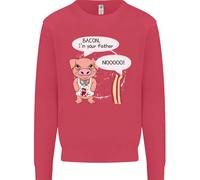 Bacon Sono Tuo Padre Maglione Divertente Per Bambini Dieta Ragazzi Ragazze