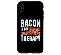 Bacon Therapy Humor Design for Breakfast Lovers Everywhere Custodia per iPhone XS Max