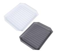 Bacon Tray For Microwave Cooking - Heat Resistant Crisping Plate, Grease Draining Grill System, Quick Cooking Food Rack, Microwave Safe Bacon Preparation Dish Kitchen Home Restaurant Use