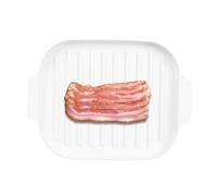 Bacon Tray For Microwavee Cooking - Silicone Microwave Bacoon Tray | Baconn Pan With Lid Crispy Bacon, No | Microwavee Baconn Maker - Quick Easy Cookings