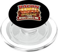 Bacon Un altro motivo per cui so che Gesù mi ama Christian Keto PopSockets PopGrip per MagSafe