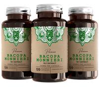 Bacopa Monnieri | 120 Capsule 500 mg Brahmi Integratore | Cervello Stress Umore