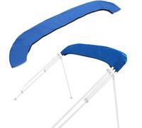 BaCover Bimini Top Boot Cover, Copertura di Ricambio Bimini Top in Tessuto Oxford 600D Impermeabile Antipioggia per Tendalino per Barca,Blu,4BOW 79"~90" W