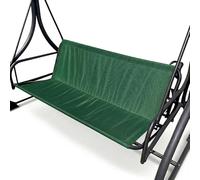 BaCover Coprisedile per Dondolo 2/3 Posti, Telo Ricambio Seduta Dondolo in Tessuto Oxford 600D, Copertura Impermeabile e Resistente UV per Altalena da Giardino Esterno,Verde,160x58x58cm