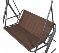 BaCover Coprisedile per Dondolo 2/3 Posti, Telo Ricambio Seduta Dondolo in Tessuto Oxford 600D, Copertura Impermeabile e Resistente UV per Altalena da Giardino Esterno,caffè,148x(52+52) cm