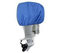 BaCover Telo Copri per Motore Fuoribordo Universale 600D Impermeabile Coperchio Motore Barca Copertura per Motore Fuoribordo,Blu,100~150HP(74x45x58cm)