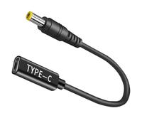 Bacron Cavo USB-C a 5,5 x 2,5 mm, 100 W, 12 V, spina a DC 12 V, 19 V, 20 V, adattatore DC 5,5 x 2,5 mm su adattatore USB C per Asus Laptop Serie, router, stampante, camper, generatore solare